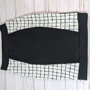 Love Republic Black/White Checkered Skirt Stretch New Without Tags Size S